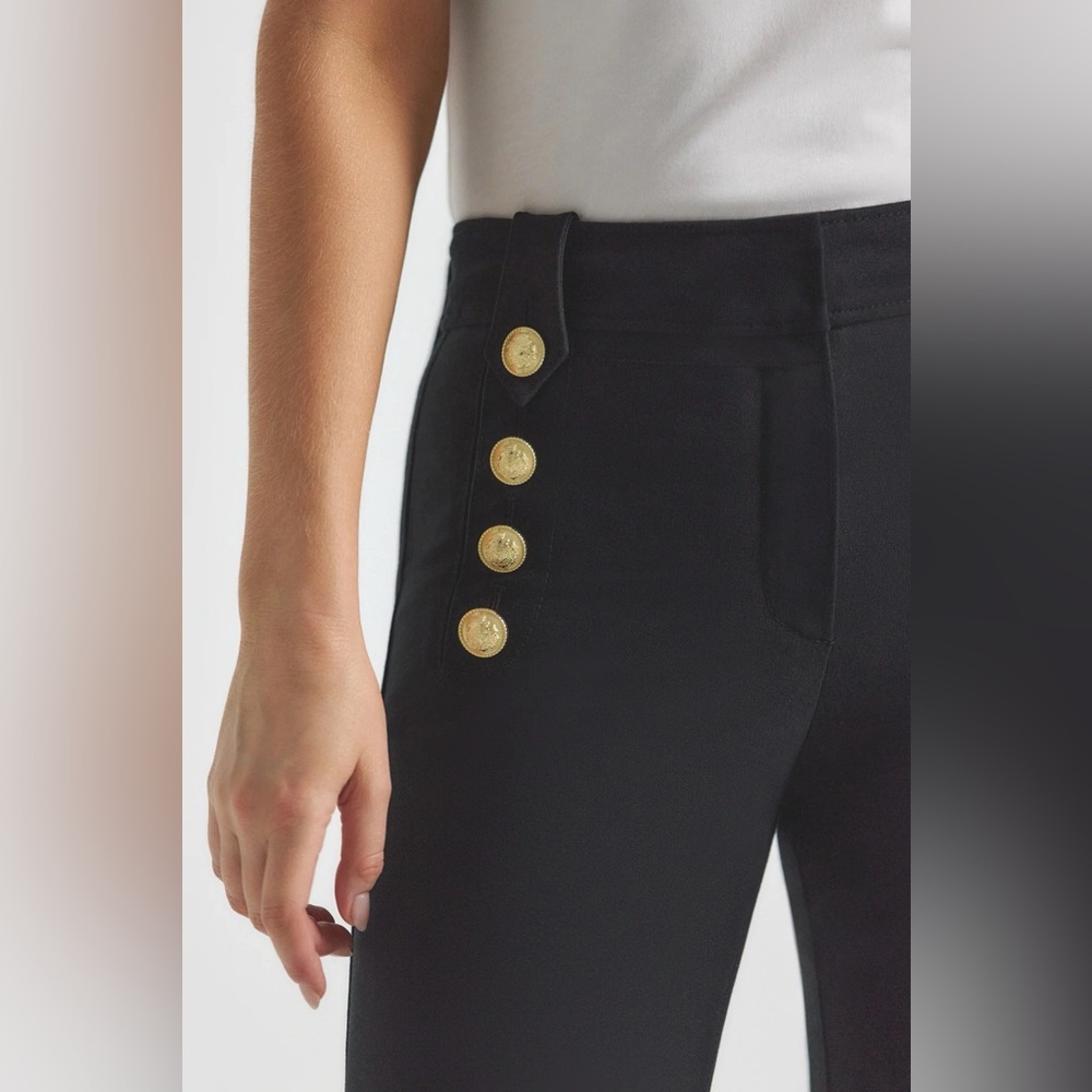 Derek Lam 10 Crosby Robertson Flare Pants. (Black, size 2)
